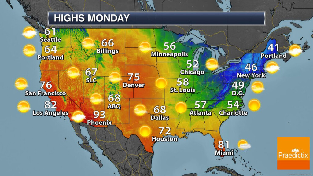 Us Weather Map 10 Day Map