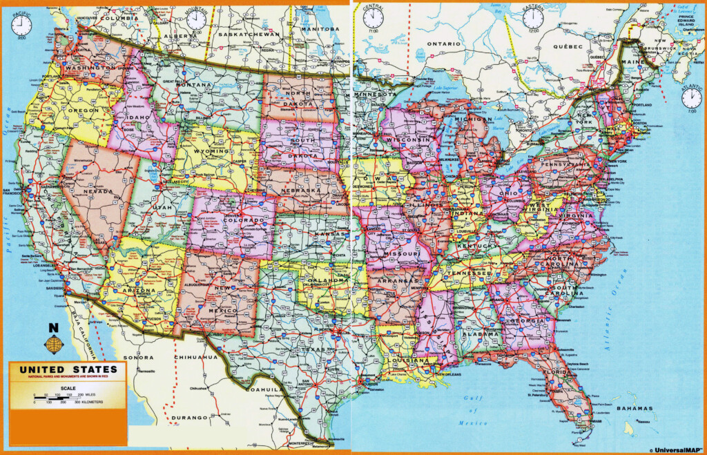 Usa Map Scale Kinderzimmer 2018