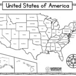 USA Map Worksheets Superstar Worksheets