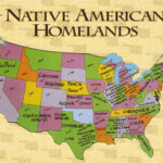 USA Native American Homelands Map Postcard In 2021 Native American