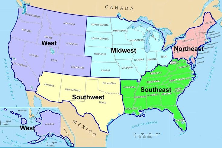 USA Regions Geography For Kids United States Geography Geography 