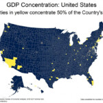 Where Is The U S GDP Concentrated Vivid Maps