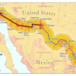 16 Climate Change And U S Mexico Border Communities SWCCAR Map