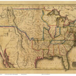 1820 Map Of The Us Map