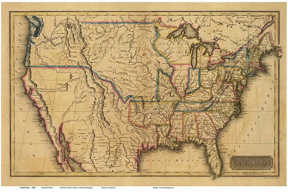 1820 Map Of The Us Map
