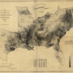 1861 Map Of US Slavery