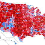 2020 US Presidential Election Map By County Vote Share Brilliant Maps