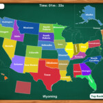 50 States Map Game