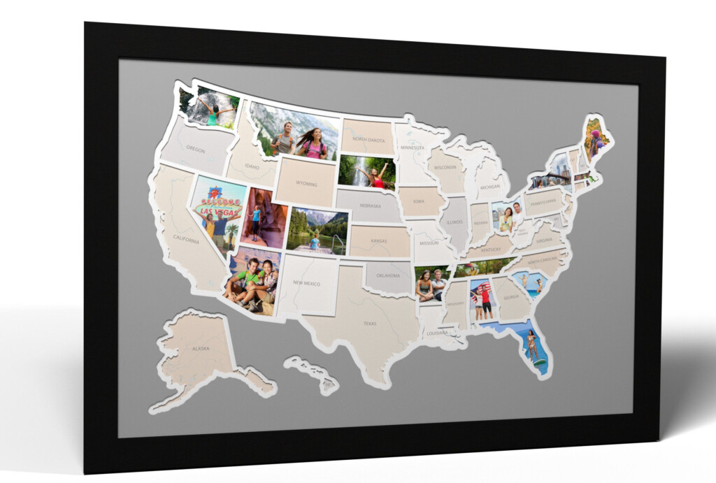 50 States Photo Map Diy