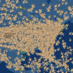 A Look At All The Planes Flying Over The US Right Now