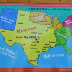 A Texan s Map Of The United States Austin TX USA