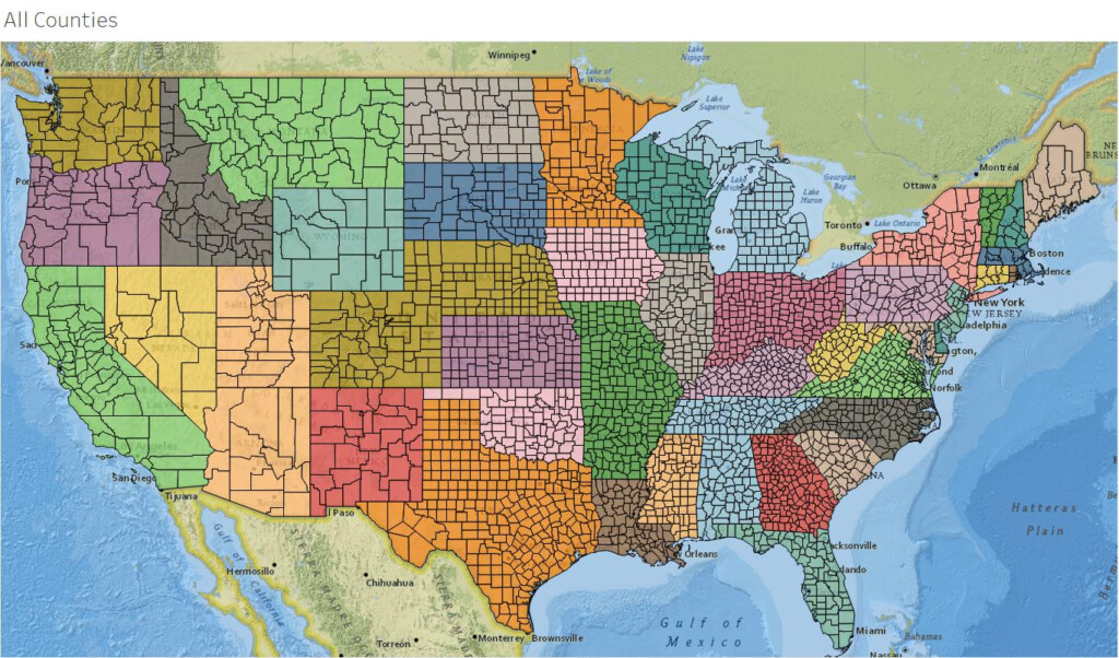 A Useful USA County Shapefile For Tableau And Alteryx Data Blends