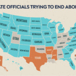 Abortion Rates By State Map Map