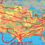 All 50 States Road Trip Usa Road Trip Map American Road Trip