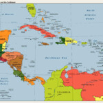 America Caribbean Political Map Mapsof