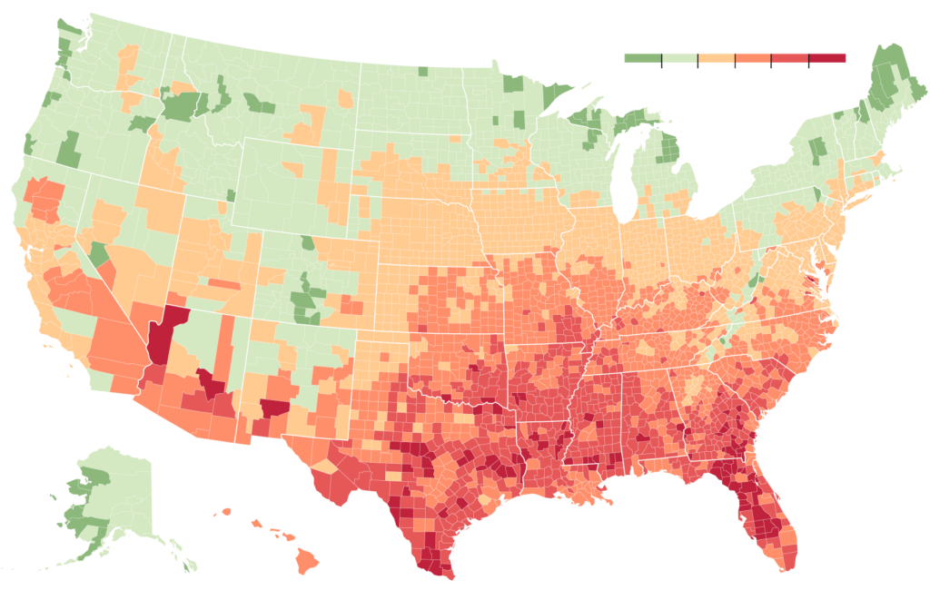 As Climate Changes Southern States Will Suffer More Than Others The 