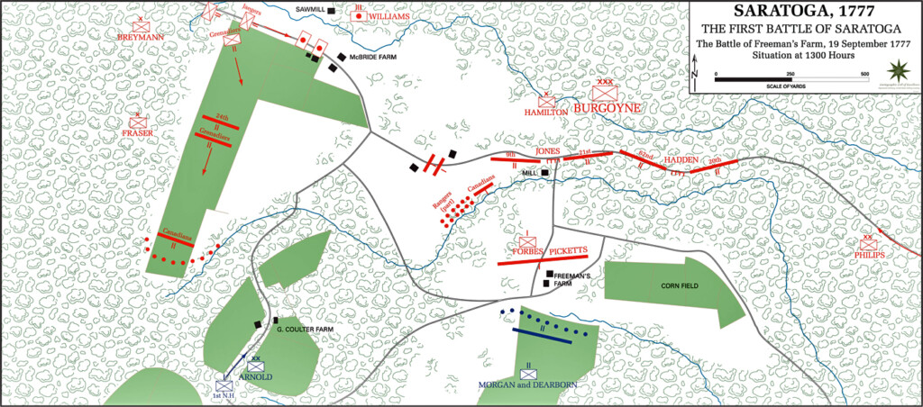 Battlefield Battle Of Saratoga Battle Of Saratoga Here In 1777 