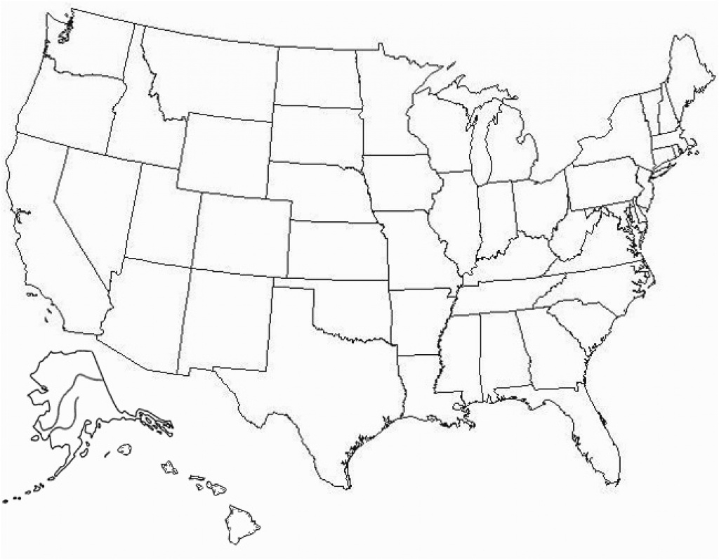Blank 50 States Map Quiz Map