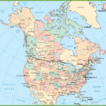 Blank Map Of The Us And Canada Outline Usa Mexico With Geography