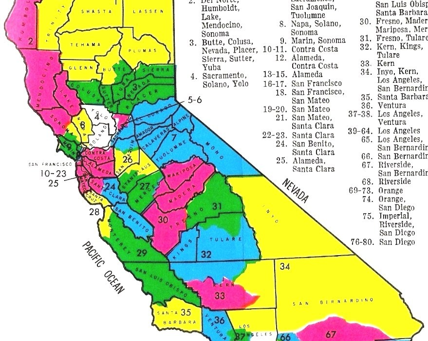 California s Congressional Districts California Representative Districts