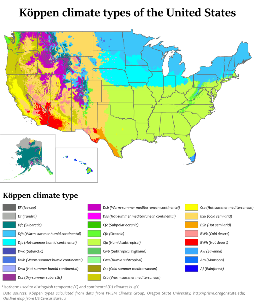 Climate Of The United States Wikipedia