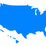 Clipart USA Map Silhouette