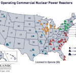 Commercial Nuclear Power Plants In The U S MapPorn