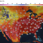 Current Temperature Map Of The U S 1710x954 R MapPorn