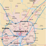 District Of Columbia Map Digital Creative Force
