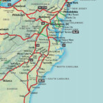 Driving Map East Coast USA Road Map Of The East Coast Of The United