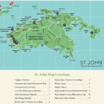 Driving Map Of St John In The U S Virgin Islands Virgin Islands