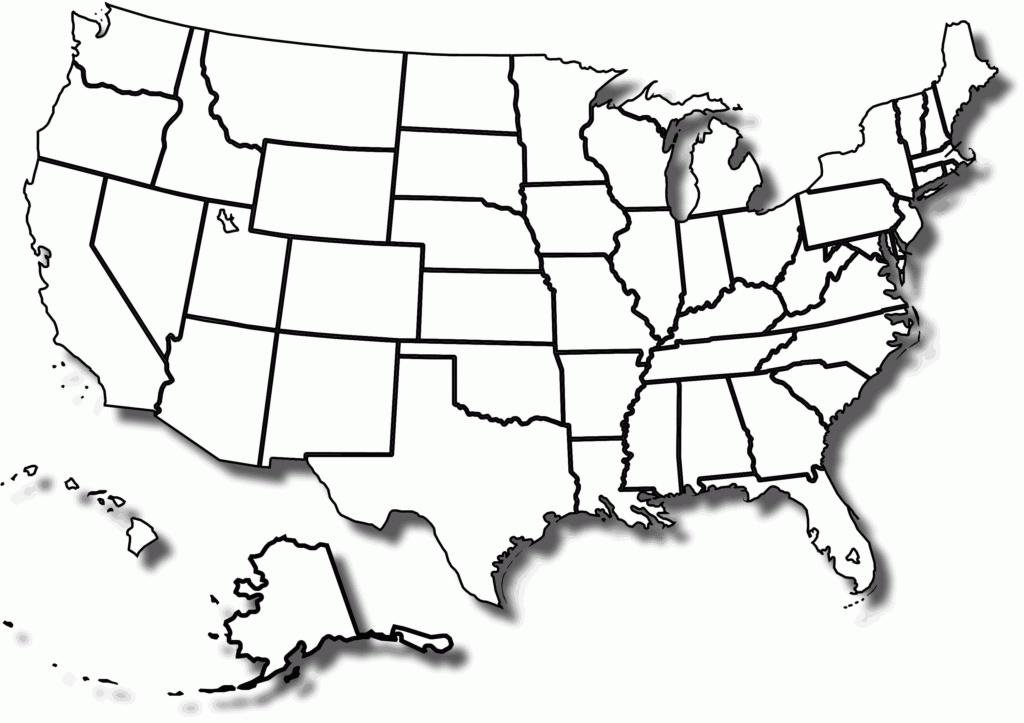 Empty Map Usa ClipArt Best