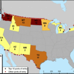 Figure 1 Ports Of Entry Along The U S Canada And U S Mexico Borders