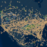 Flight Tracker Map Shows 6 4 Million Traveling By Plane Express Digest