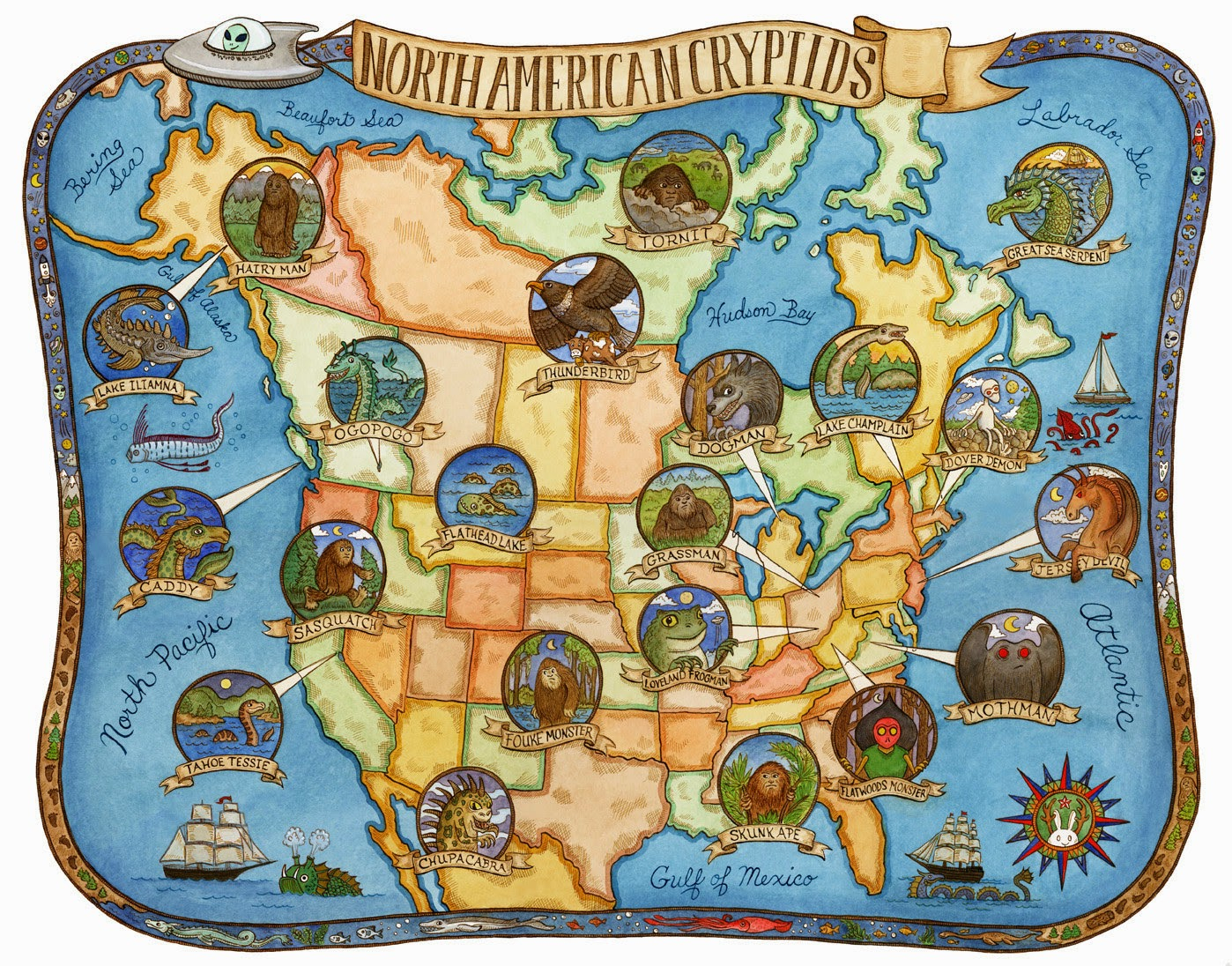 Geez Check Out All These Cryptids In The U S 