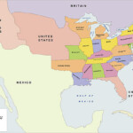 History Map USA 1825