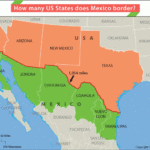 How Many US States Does Mexico Border Answers