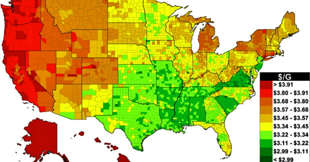 How Much Does Gas Cost Across The U S 
