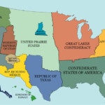 Hypothetical Map Of A Split Up United States Of America 3675 2350
