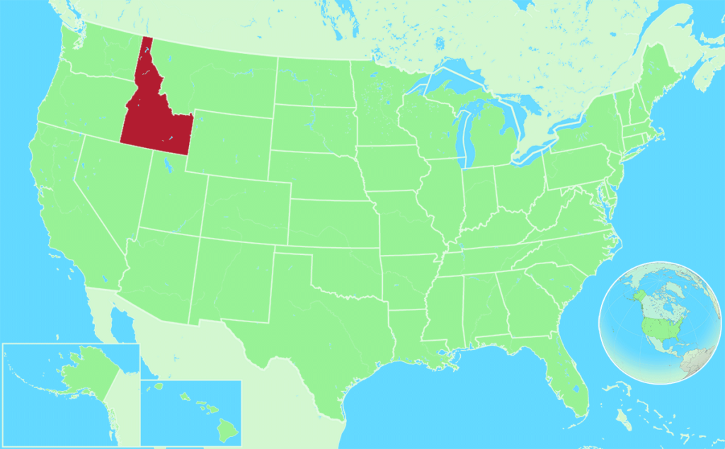 Idaho Geographic Facts Maps MapSof