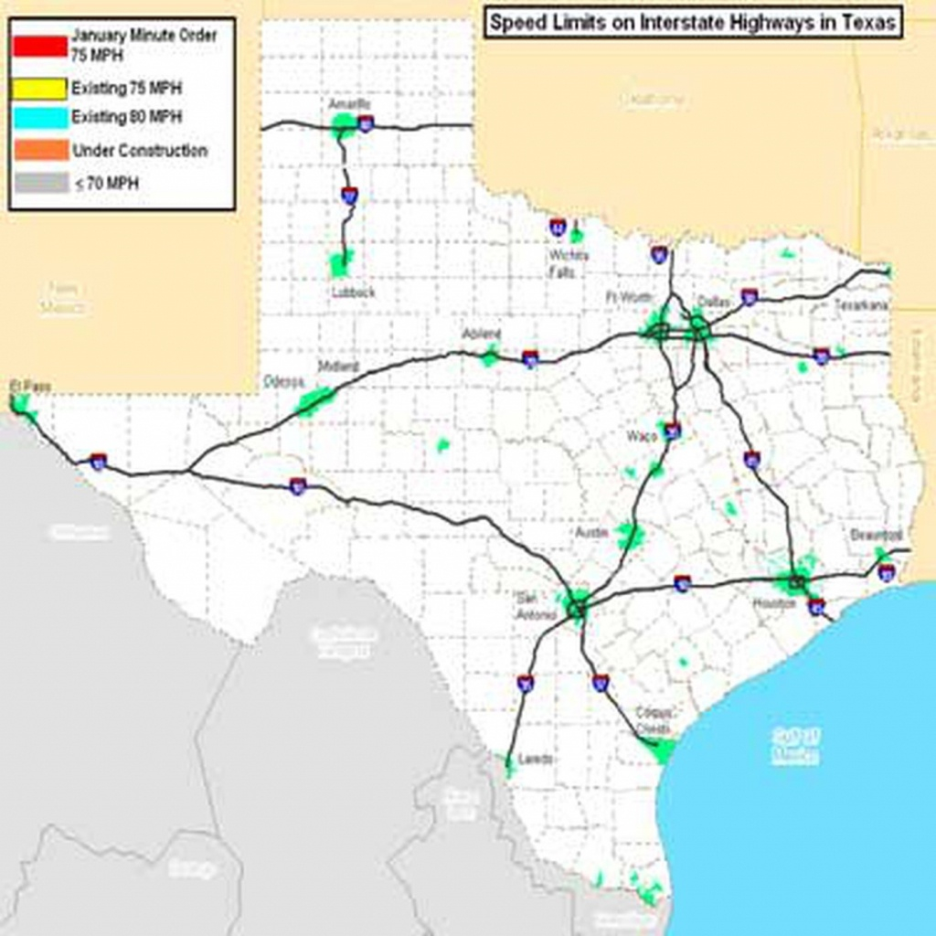 Interstate 20 Interstate Guide Texas Mile Marker Map I 20 
