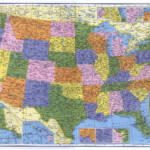 Large Detailed Administrative Map Of The USA USA United States Of