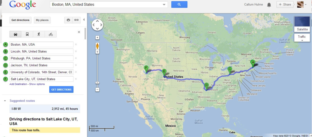 Last Of Us Travel Map