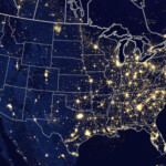 Light Pollution Contiguous United States MapPorn