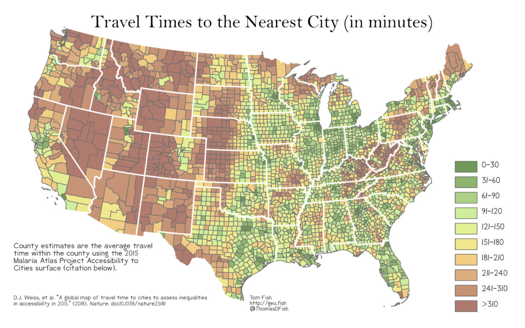 Locating Rural America By Tom Fish FishEye