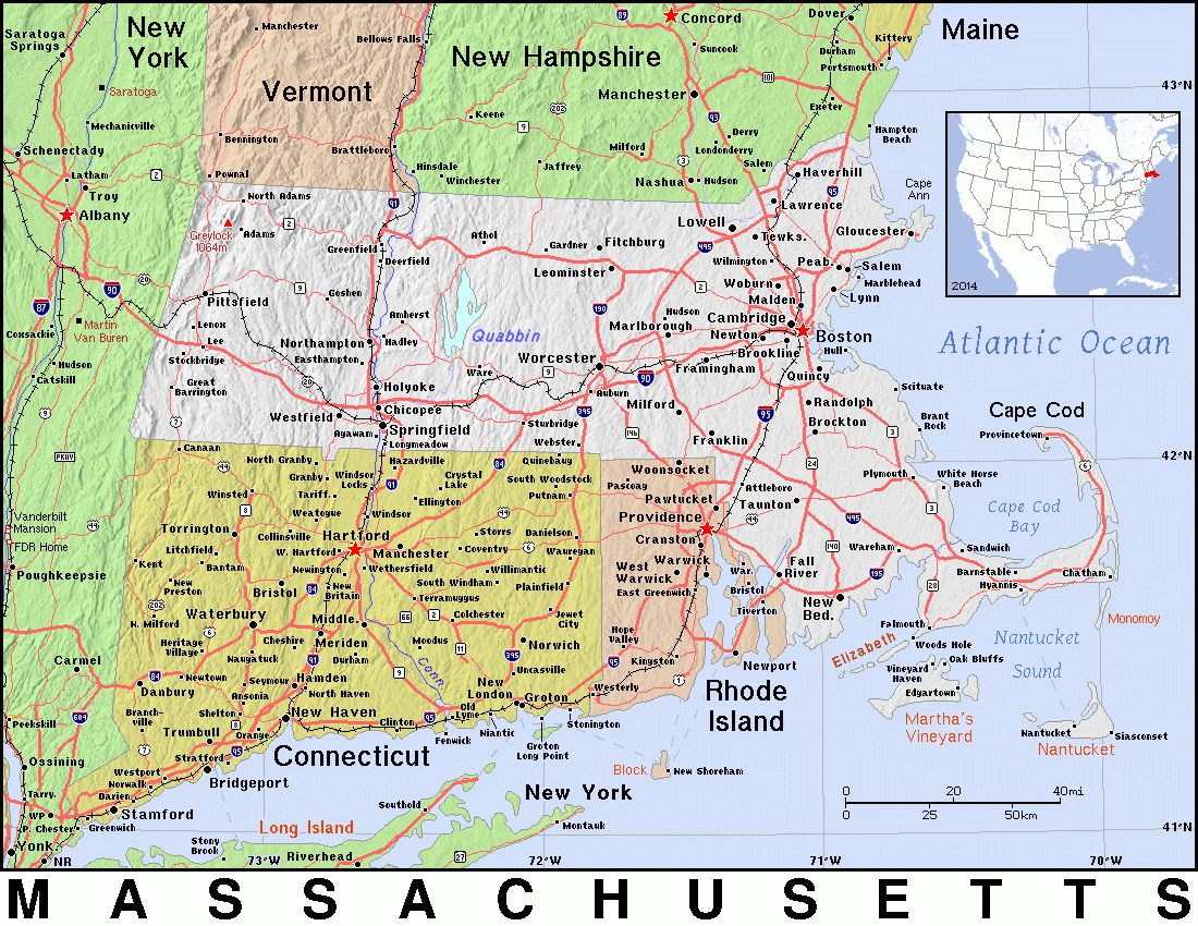 MA Massachusetts Public Domain Maps By PAT The Free Open Source 
