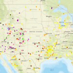 Map Of Active Fires In The USA