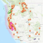 Map Of Active Wildfires In The United States