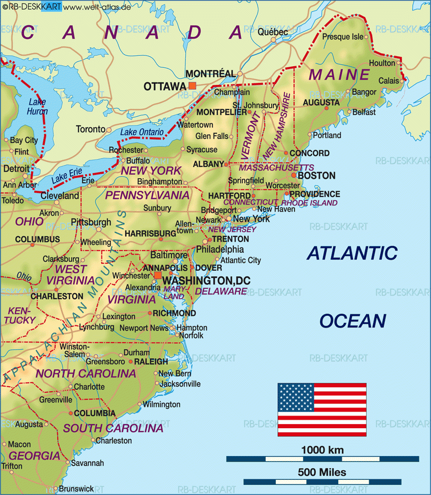 MAP OF EASTERN US Mapofmap1