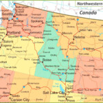 Map Of North Western Usa Valley Zip Code Map